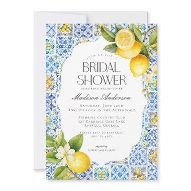 Amalfi Coast Coastal Italian Bridal Shower Invite