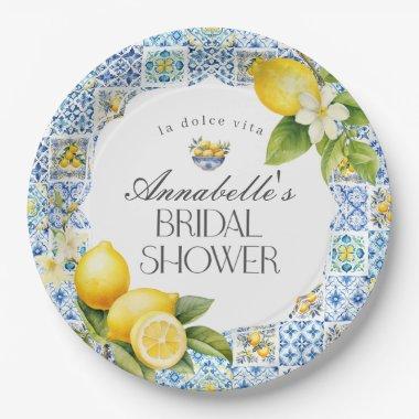 Amalfi Coast Italian  Table Decor Paper Plates