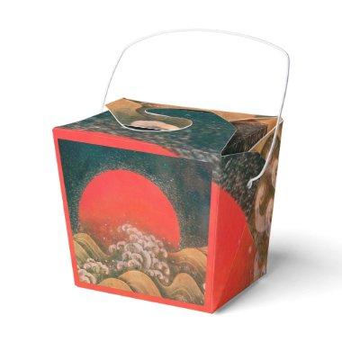 AMATERASU SUN GODDESS Red Black Brown Favor Boxes