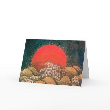AMATERASU SUN GODDESS Red Yellow Black Brown Green Holiday