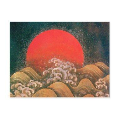 AMATERASU SUN GODDESS Red Yellow Black Brown Post
