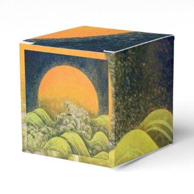 AMATERASU SUN GODDESS Yellow Black Green Favor Boxes