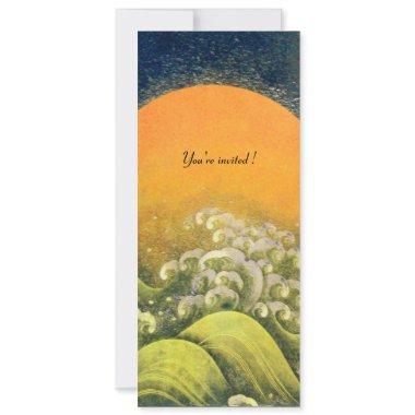 AMATERASU , SUN GODDESS ,yellow green black Invitations