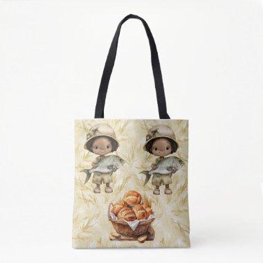 Amazing Loaves and Fishes Large Shoulder Tote