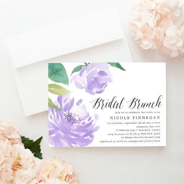 Amethyst Peony | Bridal Brunch Invitations