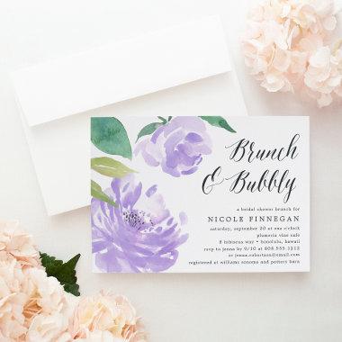 Amethyst Peony | Bridal Shower Brunch Invitations