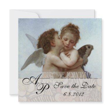 Amor and Psyche as Children Wedding Party Monogram