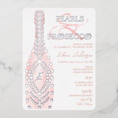Ampersand Pearls & Prosecco  Silver Foil