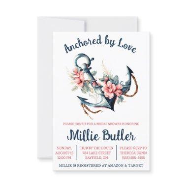 Anchored by Love! Floral Boat Anchor