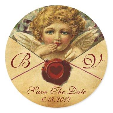 ANGEL HEART WAX SEAL PARCHMENT Save the Date