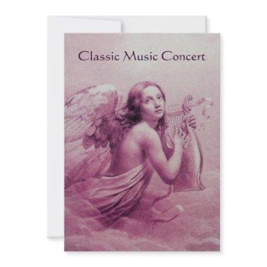 ANGEL PLAYING LYRA OVER THE CLOUDS,champagne