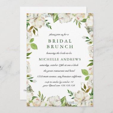 Antique Garden Chic Wedding Bridal Brunch Invitations