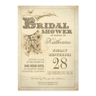 antique typography