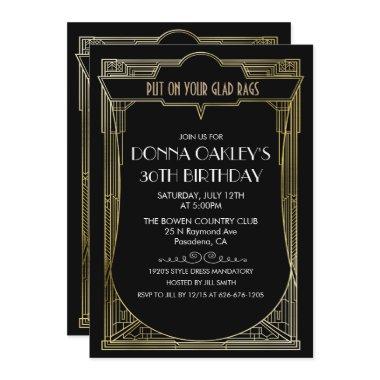ANY AGE Great Gatsby Art Deco Birthday