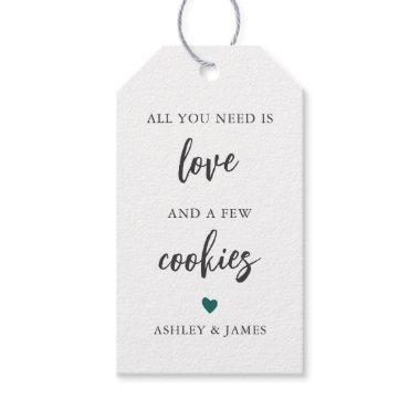 Any Color All You Need is Love and a Few Cookies, Gift Tags