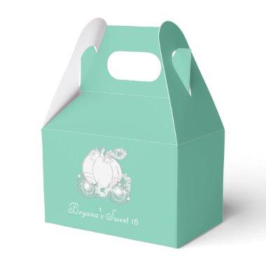 ANY COLOR Cinderella Silver Carriage Favor Box