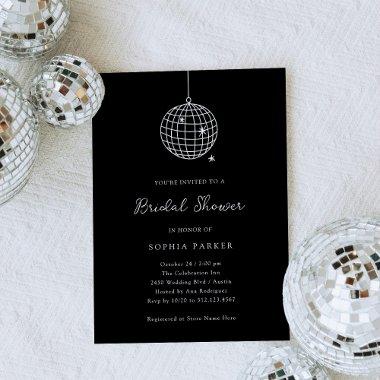 Any Color Minimal Disco Ball | Black