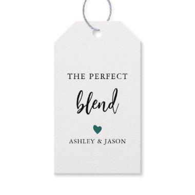 Any Color The Perfect Blend Coffee Tag, Wedding, Gift Tags