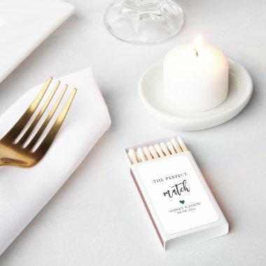 Any Color The Perfect Match, Wedding Matchboxes