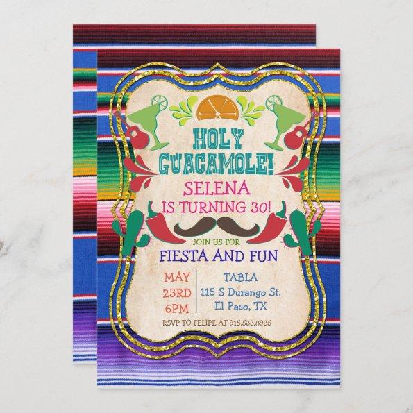 ANY EVENT - Mexican Fiesta Party Invitations