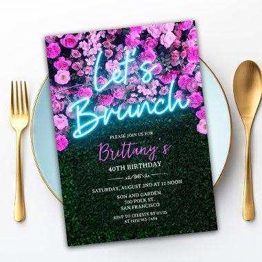 ANY EVENT - Neon Brunch Floral