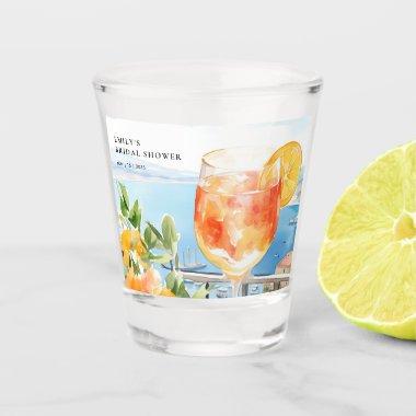 Aperol Spritz Amalfi Bridal Shower Shot Glass