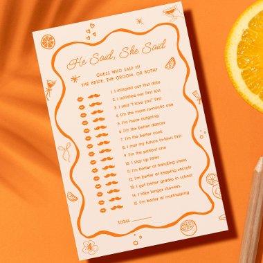 Aperol Spritz  Who Said Game