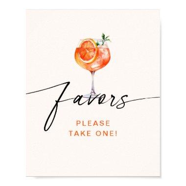 Aperol Spritz Favors  Poster