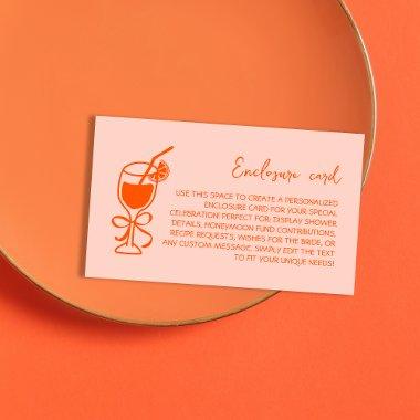 Aperol Spritz Hand Drawn Bachelorette Enclosure