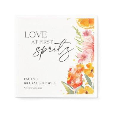 Aperol Spritz Watercolor  Napkins
