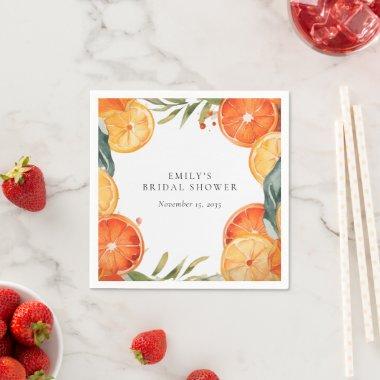 Aperol Spritz Watercolor  Napkins