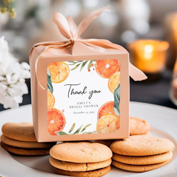 Aperol Spritz Watercolor  Square Sticker