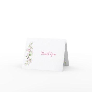 Apple Blossom Bride Customizable Bridal Shower Thank You Invitations