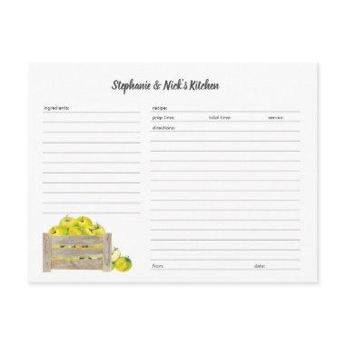 Apple Crate Recipe Invitations template