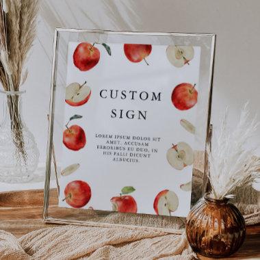 Apple Orchard Bridal Shower Custom Sign