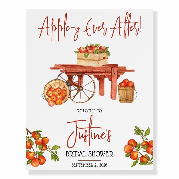 Apple-y Ever After! Apple  Welcome Foam Board