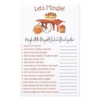 Apple-y Ever After! Let's Mingle Shower Game