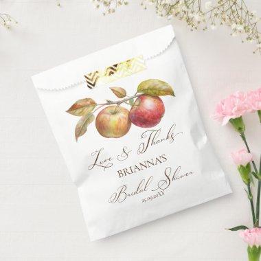 Appley ever after apple fall  favor favor bag
