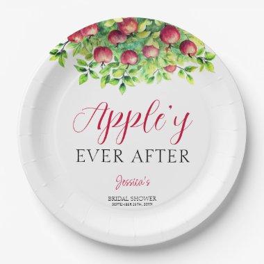 Appley Ever After Apple Fall  Paper Plates