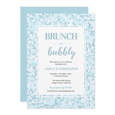 Aqua Blue Mosaic Brunch & Bubbly