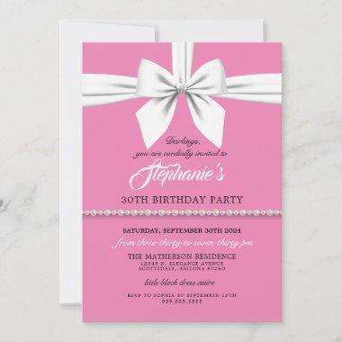 Aqua Elegant Fancy Tiffany Birthday Invitations