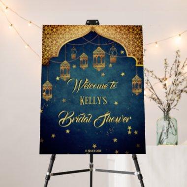Arabian nights Bridal shower personalized welcome Foam Board