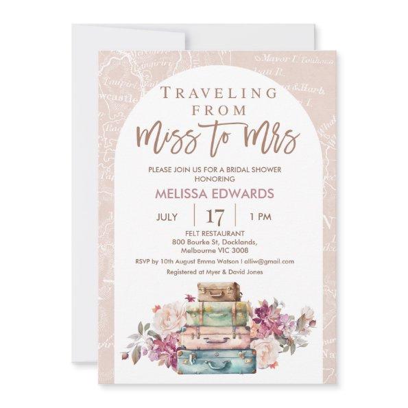 Arch Boho Traveling Miss to Mrs