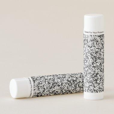 Arctic White Grey Black Camo Camouflage Boys Party Lip Balm