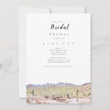 Arizona Desert Bridal Shower Invitations