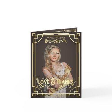 Art Deco  Love Thanks Chocolate Photo Thank You
