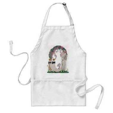 Art Deco Bride Adult Apron