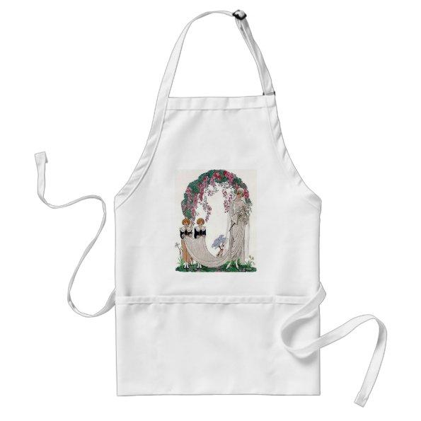 Art Deco Bride Adult Apron