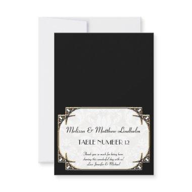 Art Deco Great Gatsby Style Typography n Lace Gold