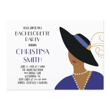Art Deco Style Girls Night Out Bachelorette Party